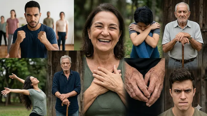 O corpo revela os traços de caráter